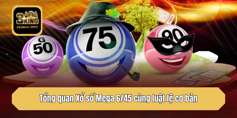 Tổng quan Xổ số Mega 6/45 cùng luật lệ cơ bản